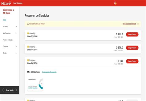 sigho claro|Gestioná tus servicios y facturas .
